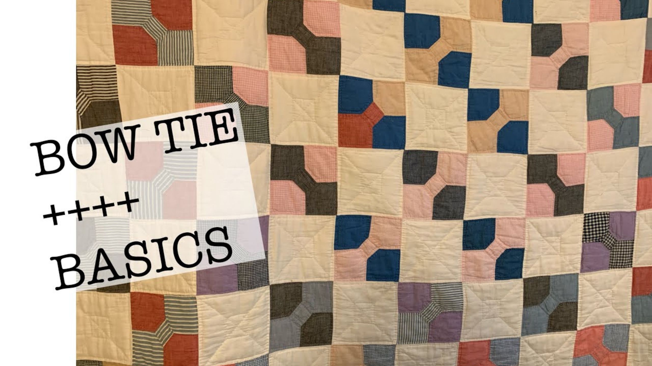 Bow Tie Quilt Block and Y seam tutorial with Beth Shibley